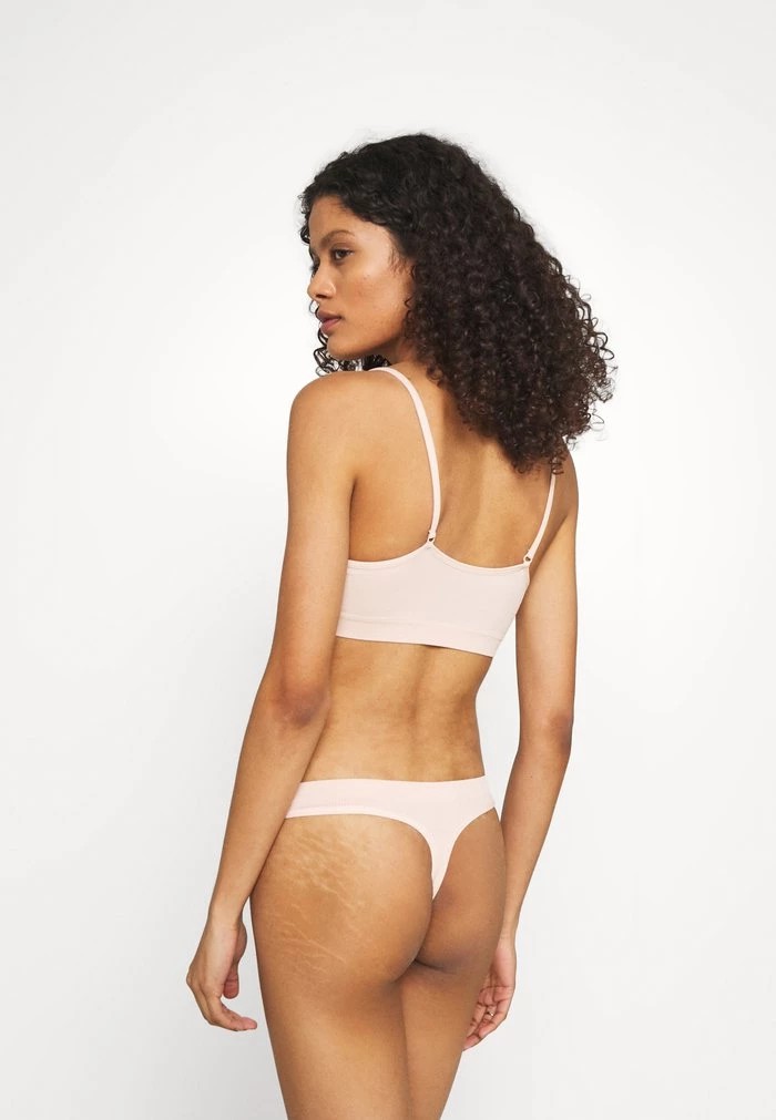 Soutien Gorge Sport ANNA FIELD Anna Field 2pp Seamless Crop Top Beige Femme | NED-7713835